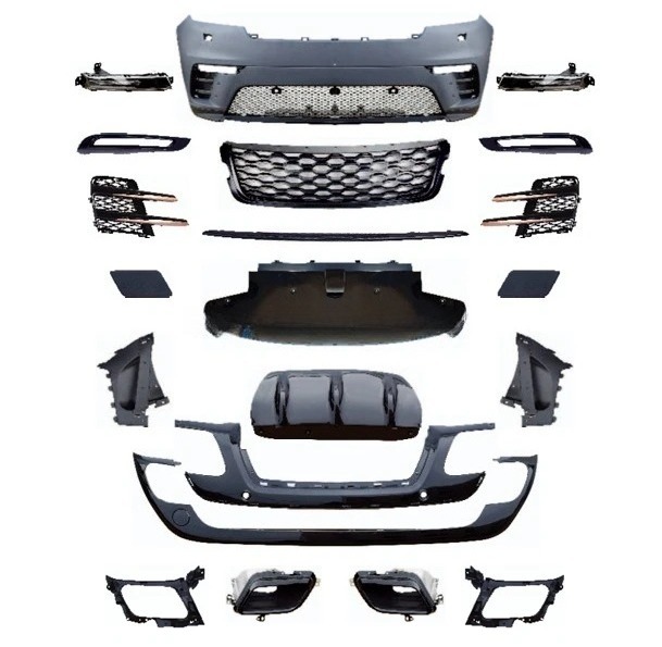 For RR Velar 2017- Base Upgrade to High Version Front and Rear Bumper Completely Body Kit